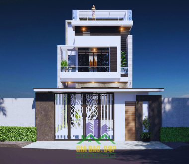 Mẫu nhà phố đơn giản đẹp hiện đại