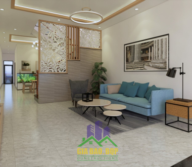 3D NỘI THẤT CÔNG TRÌNH NHÀ CHỊ THUÝ