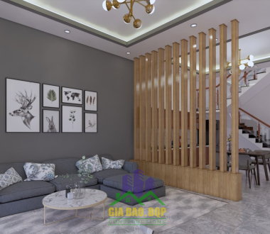 3D NỘI THẤT CÔNG TRÌNH NHÀ CHỊ HẢO
