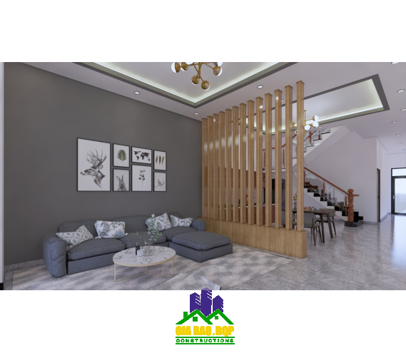 3D NỘI THẤT CÔNG TRÌNH NHÀ CHỊ HẢO