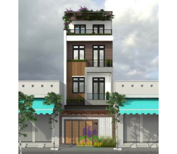 MẪU NHÀ 3 TẦNG 5X20M VỚI KIẾN TRÚC HIỆN ĐẠI